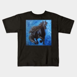 Galloping Stallion Horse Kids T-Shirt